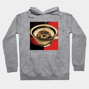 Coffee Artsy Pattern Vogue Black Since Vintage Hoodie